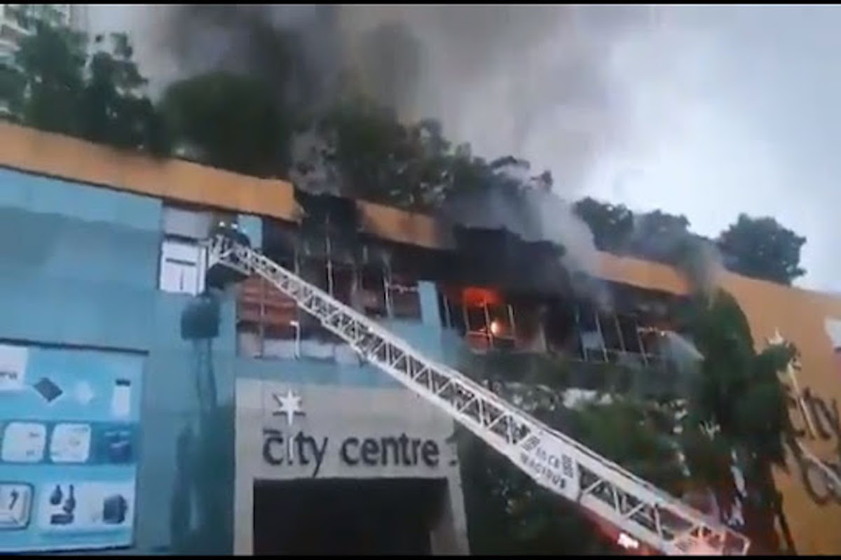 Major fire at Mumbai’s City Centre mall, 3500 people evacuated from nearby building