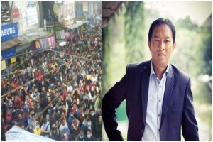 Binay Tamang, Anit Thapa’s factions of GJM protest against Bimal Gurung in Darjeeling