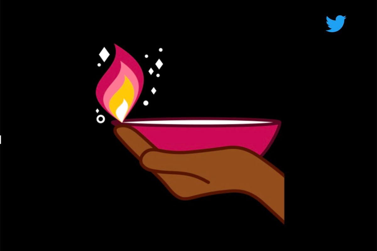 Twitter’s ‘Diwali Emoji’ sparkles in dark mode