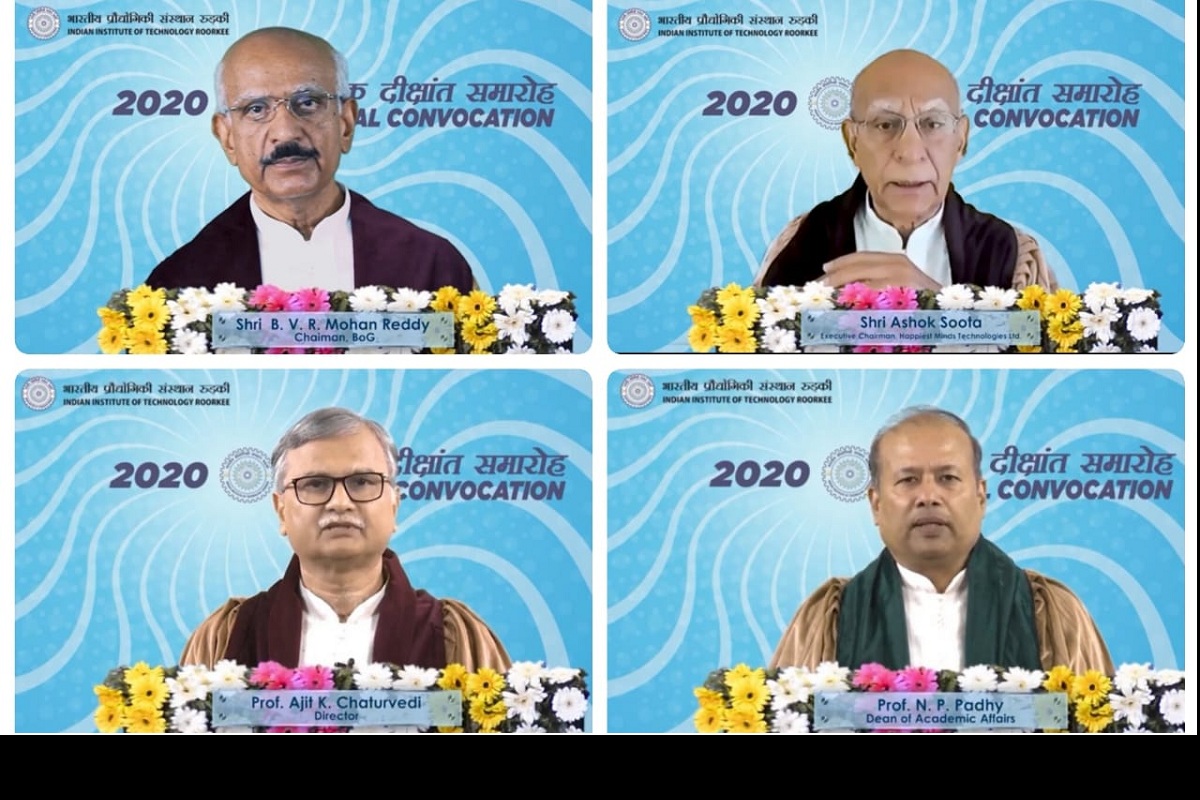 IIT Roorkee organizes Annual Convocation 2020 virtually, 1889 students conferred degrees