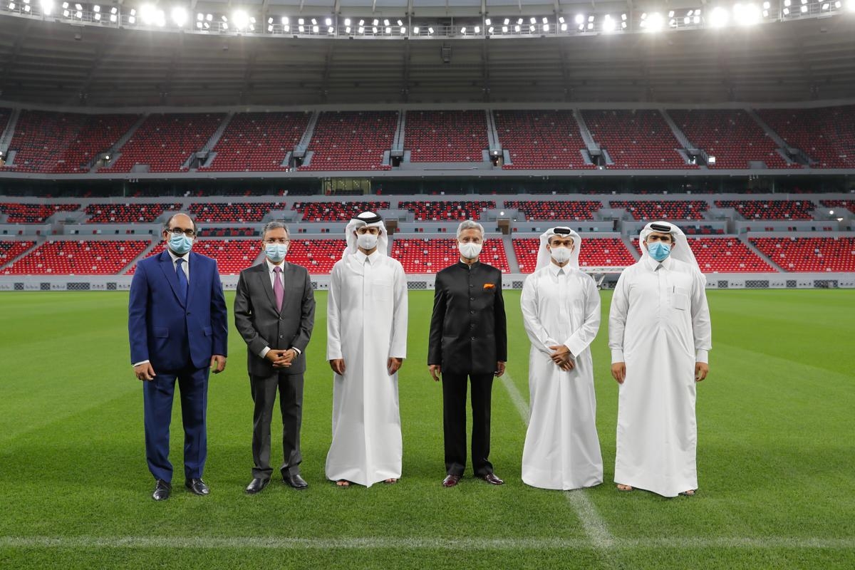 External Minister S Jaishankar visits FIFA World Cup 2022 venue in Qatar