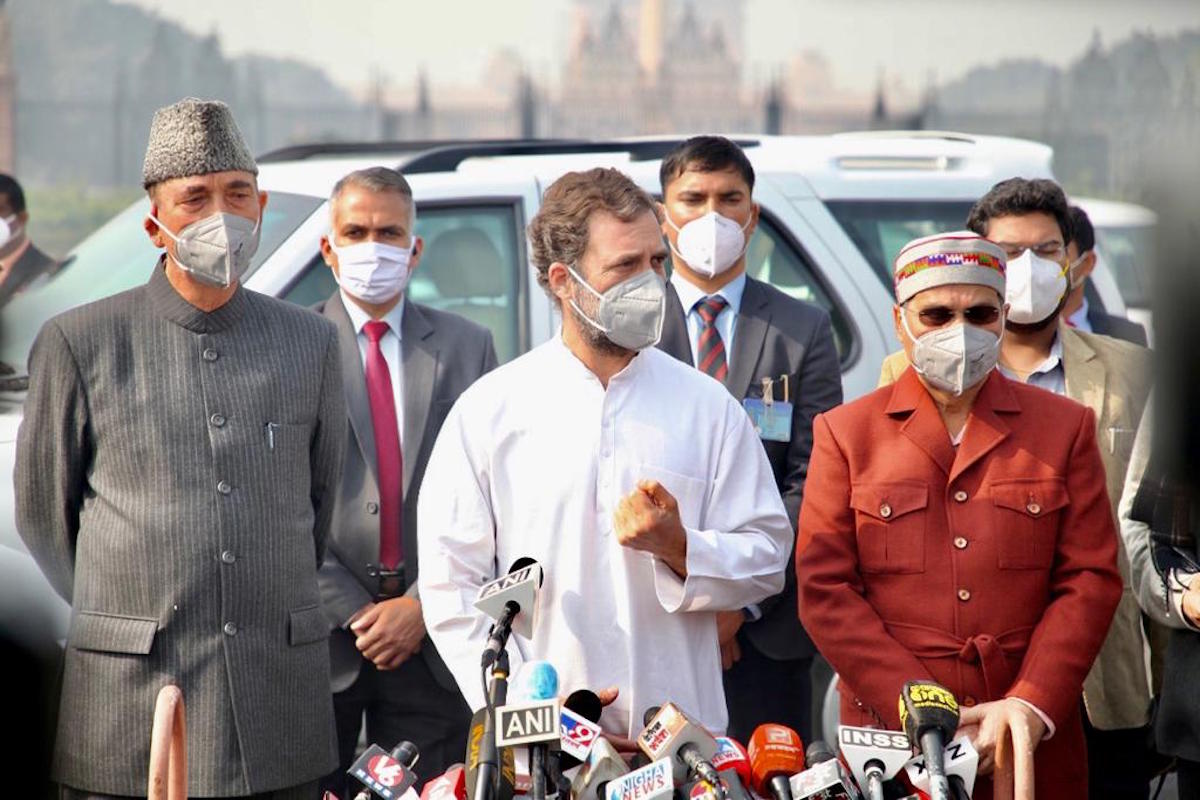 ‘Whoever stands against PM will be called terrorist, be it farmers, labourers or even Mohan Bhagwat’: Rahul Gandhi