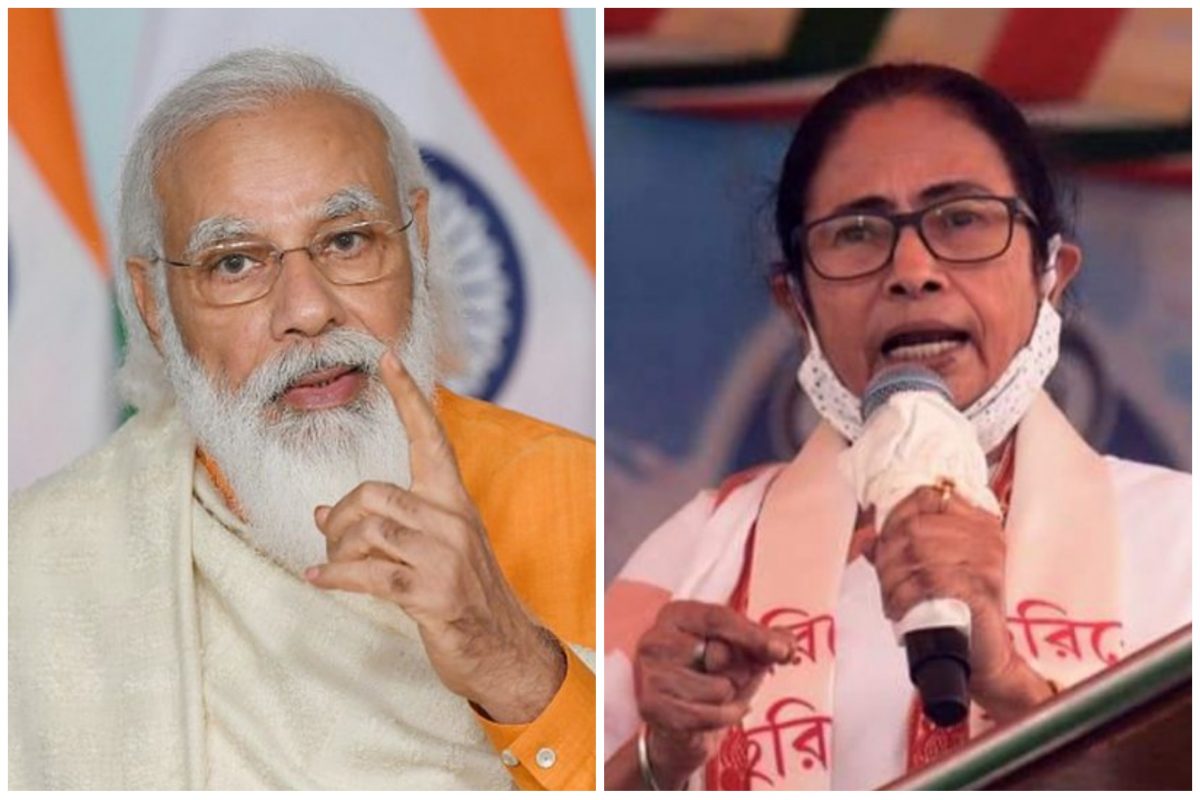 Bengal govt depriving farmers, says Modi; Mamata hits back