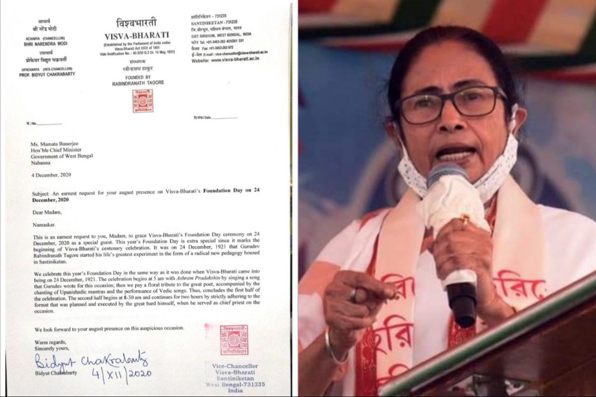 Despite VC’s letter, TMC maintains Mamata Banerjee not invited to Visva-Bharati centenary celebrations