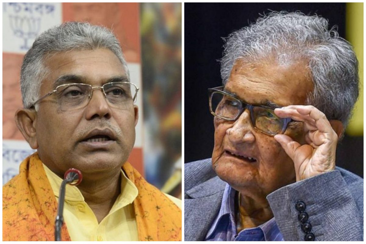 Amartya Sen married thrice, left India, has no right to speak: BJP’s Dilip Ghosh