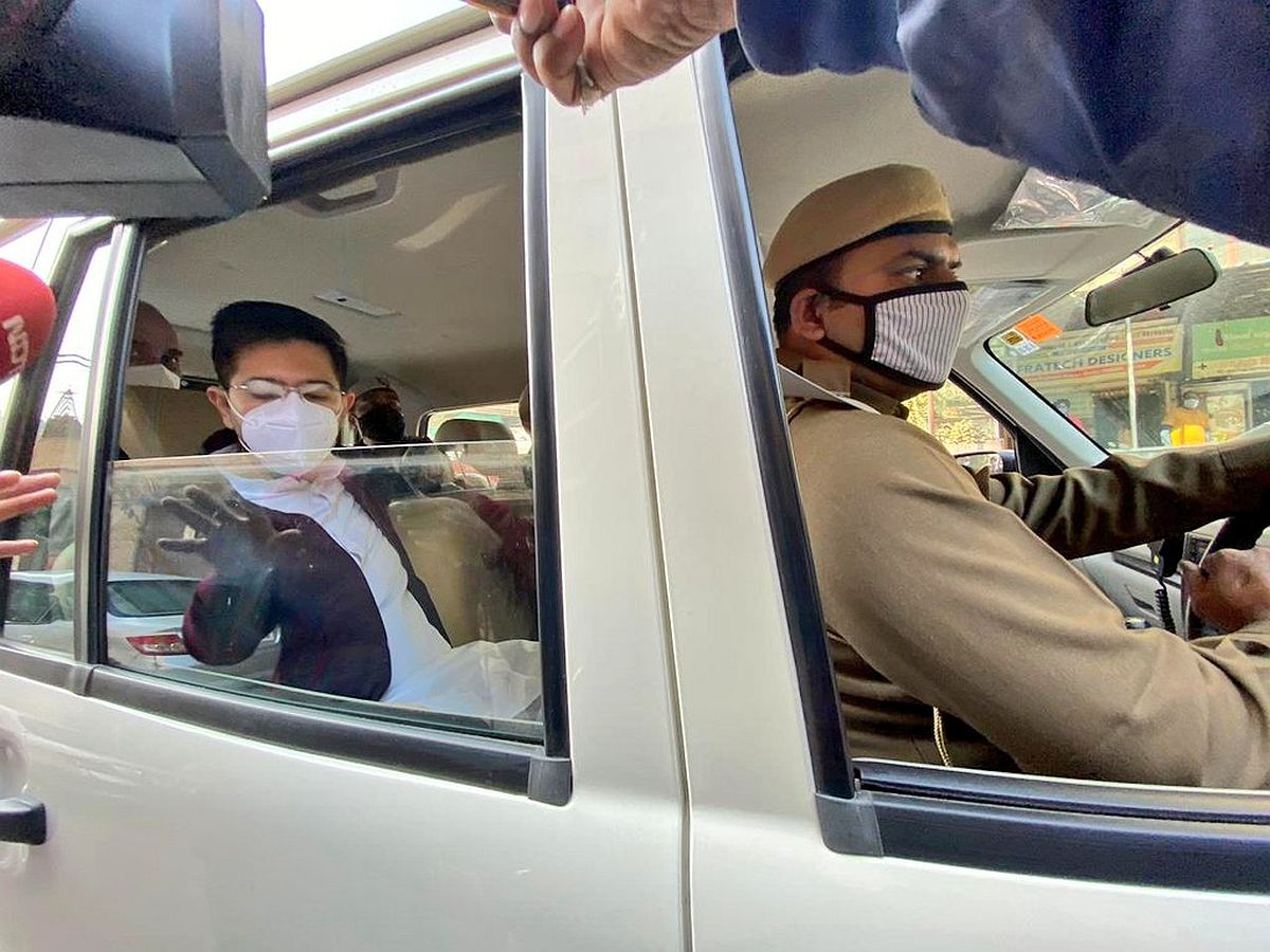 AAP leader Raghav Chaddha detained by Delhi Police ahead of his plan to protest outside Amit Shah’s house
