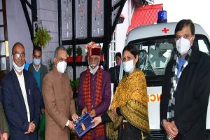 SJVN donates ambulance to HP Red Cross