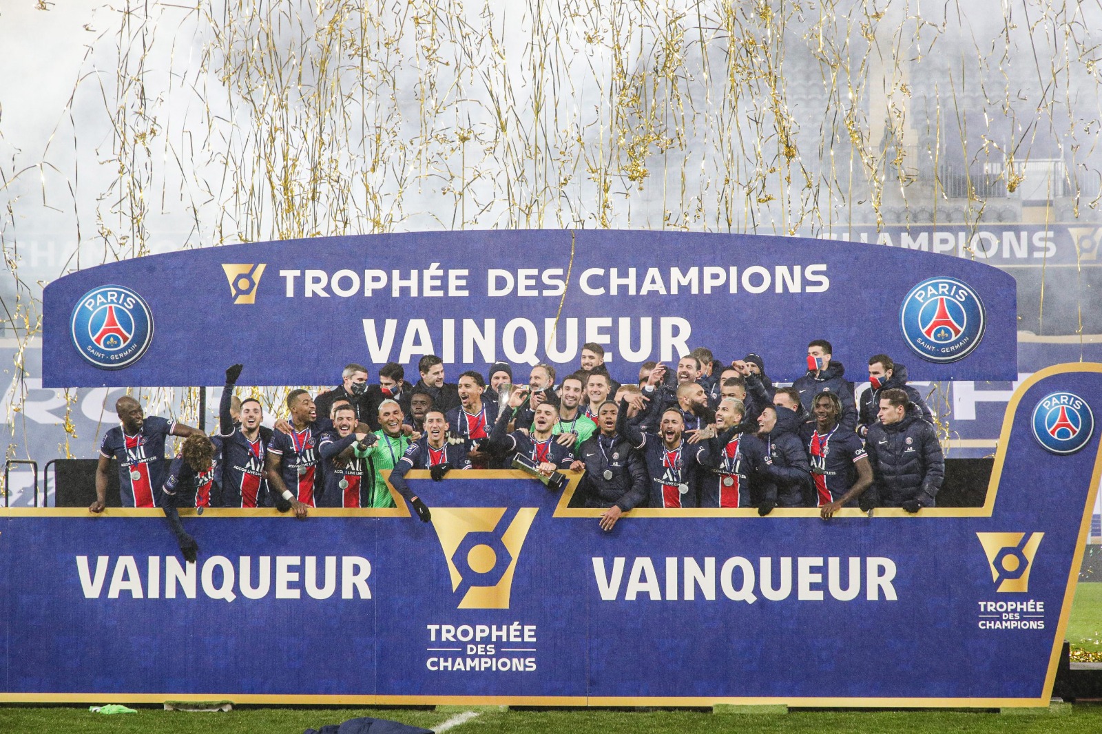 PSG beat Marseille 2-1 in Champions Trophy final to win first trophy under Mauricio Pochettino