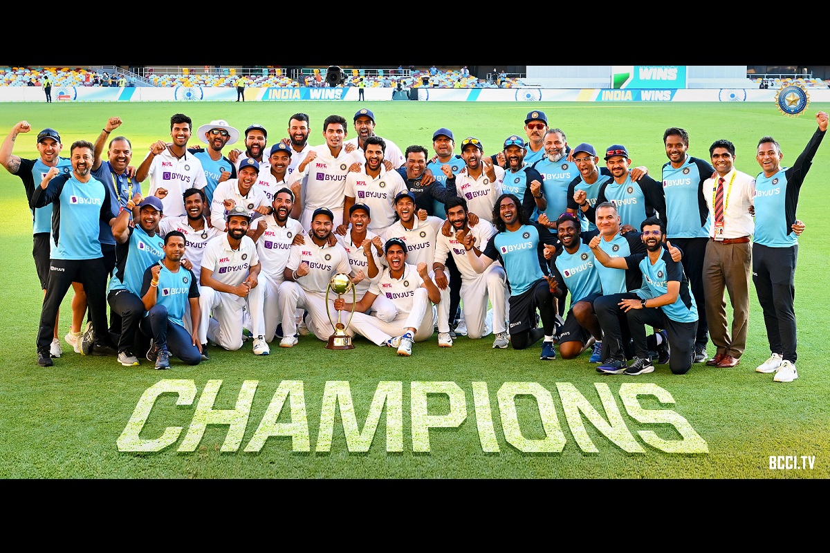 PM Modi congratulates Team India for winning Brisbane Test