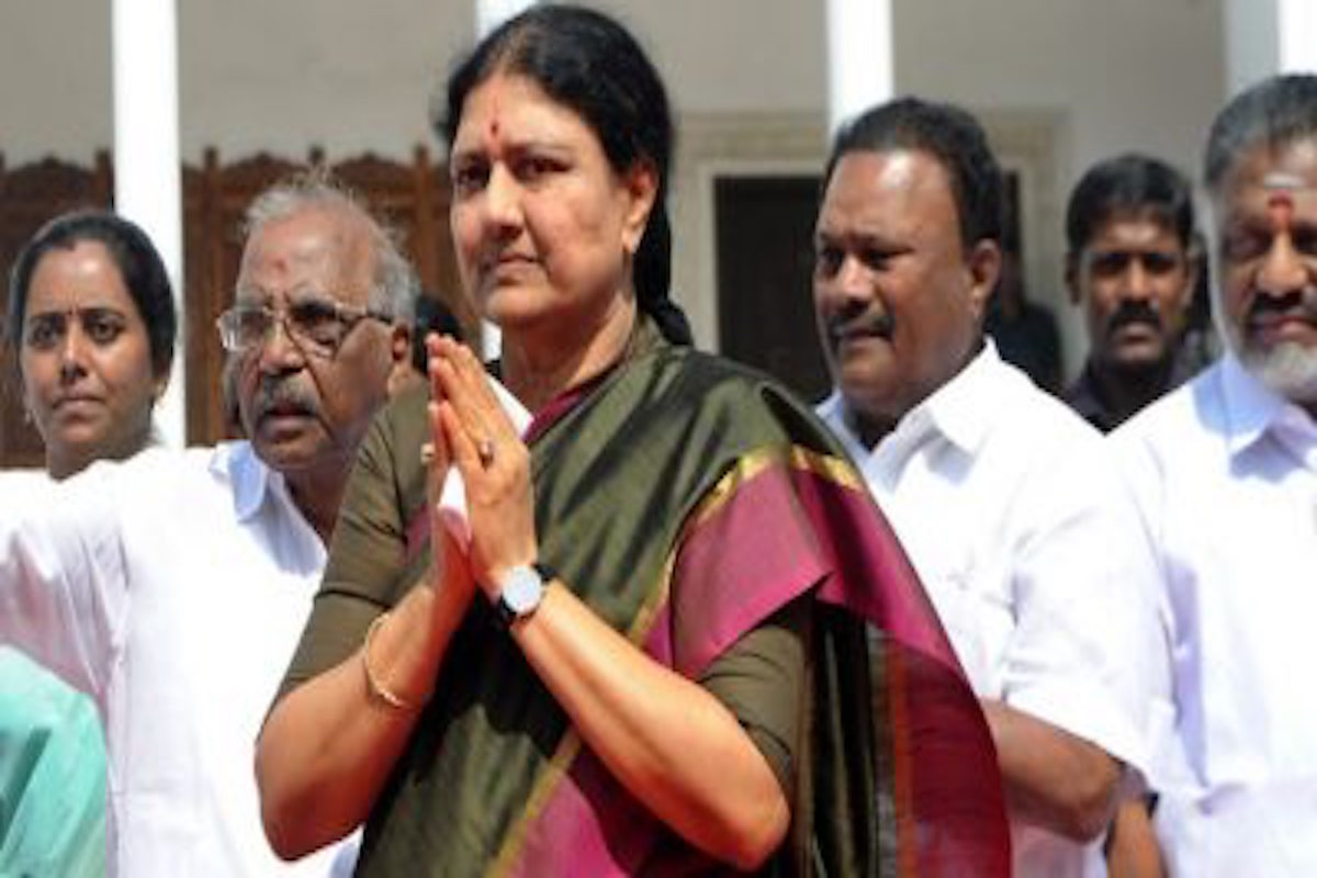 V K Sasikala, AIADMK, Tamil Nadu politics,