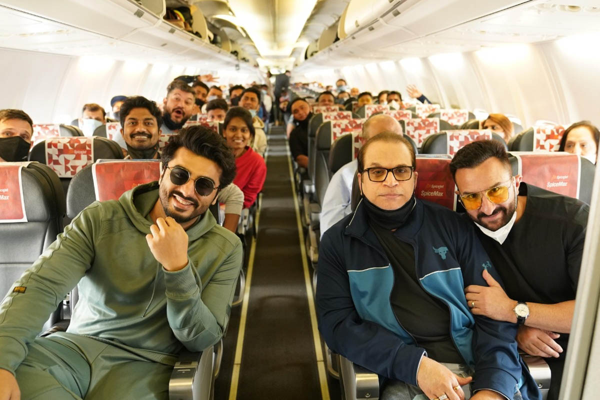 Saif Ali Khan, Arjun Kapoor off to Jaisalmer for ‘Bhoot Police’ shoot