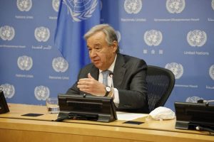 Guterres calls for non-violence, respecting peaceful protests