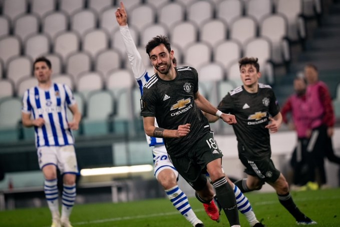 Manchester United thrash Real Sociedad 4-0 in UEFA Europa League Round of 32