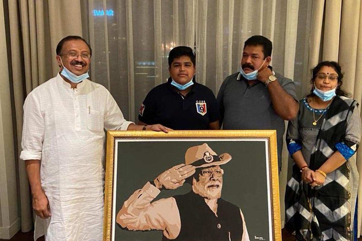 Dubai boy who made Narendra Modi’s portrait receives letter of praise from PM