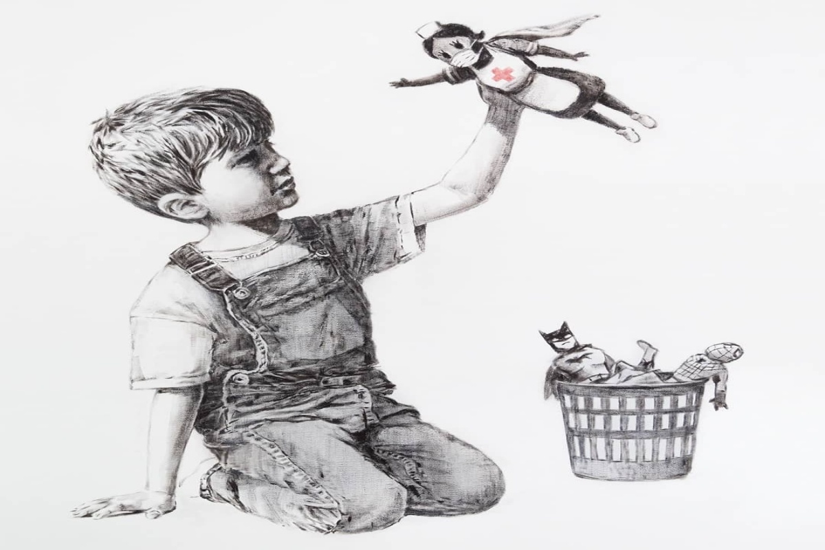 Banksy to donate artwork to NHS