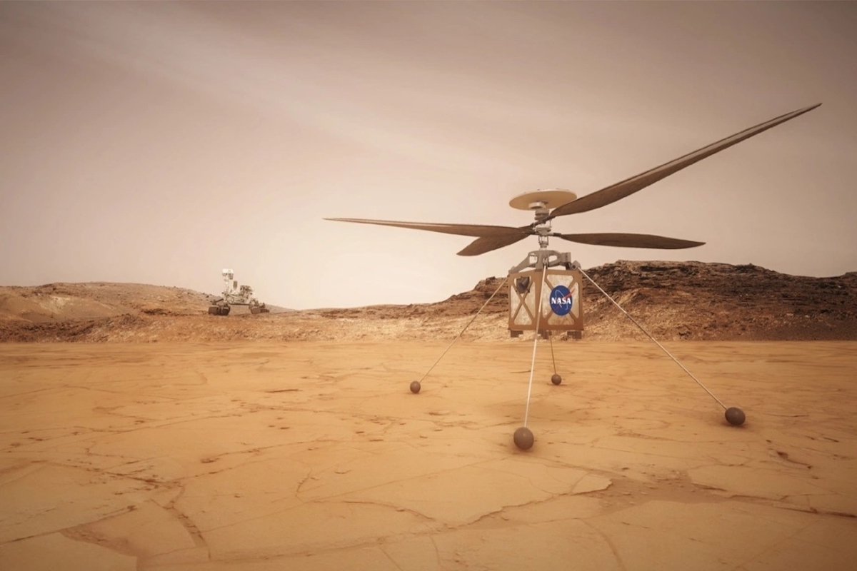 Mars helicopter flight, NASA, Trip to Mars, Space Science