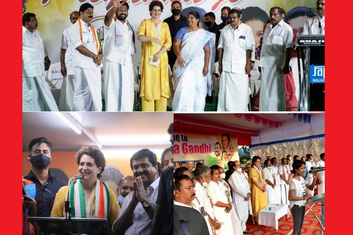 Priyanka Vadra gets huge response in Kerala, to visit state again this weekend