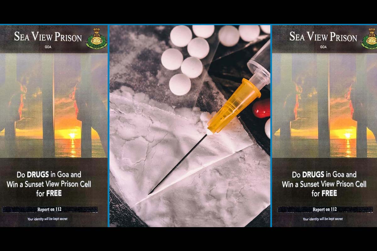 Cheeky Goa police ad offers ‘sea view prison’ for drug abusers