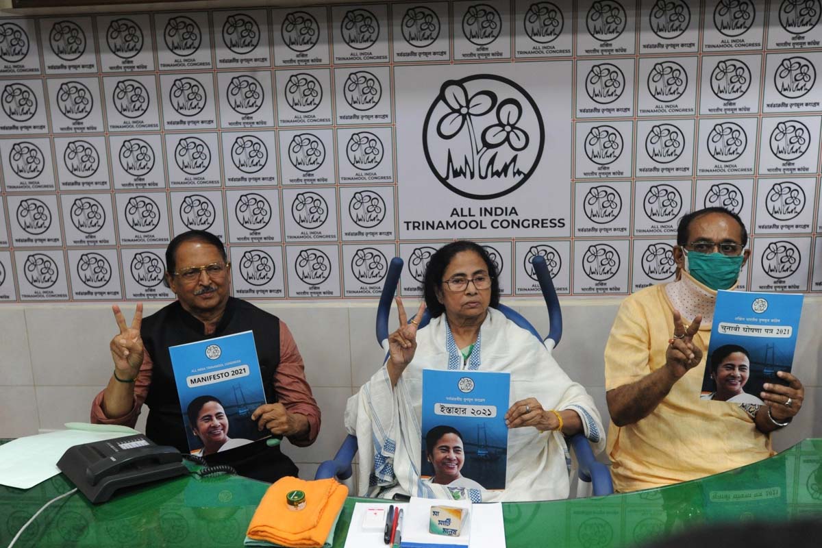 Mamata Banerjee releases Trinamool manifesto, promises 5L jobs each year