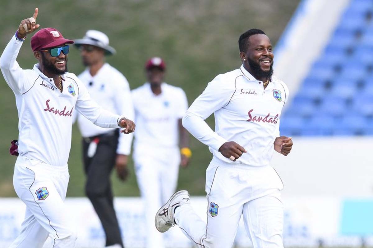 1st Test: Mayers’s strikes help Windies finish Day 3 on high