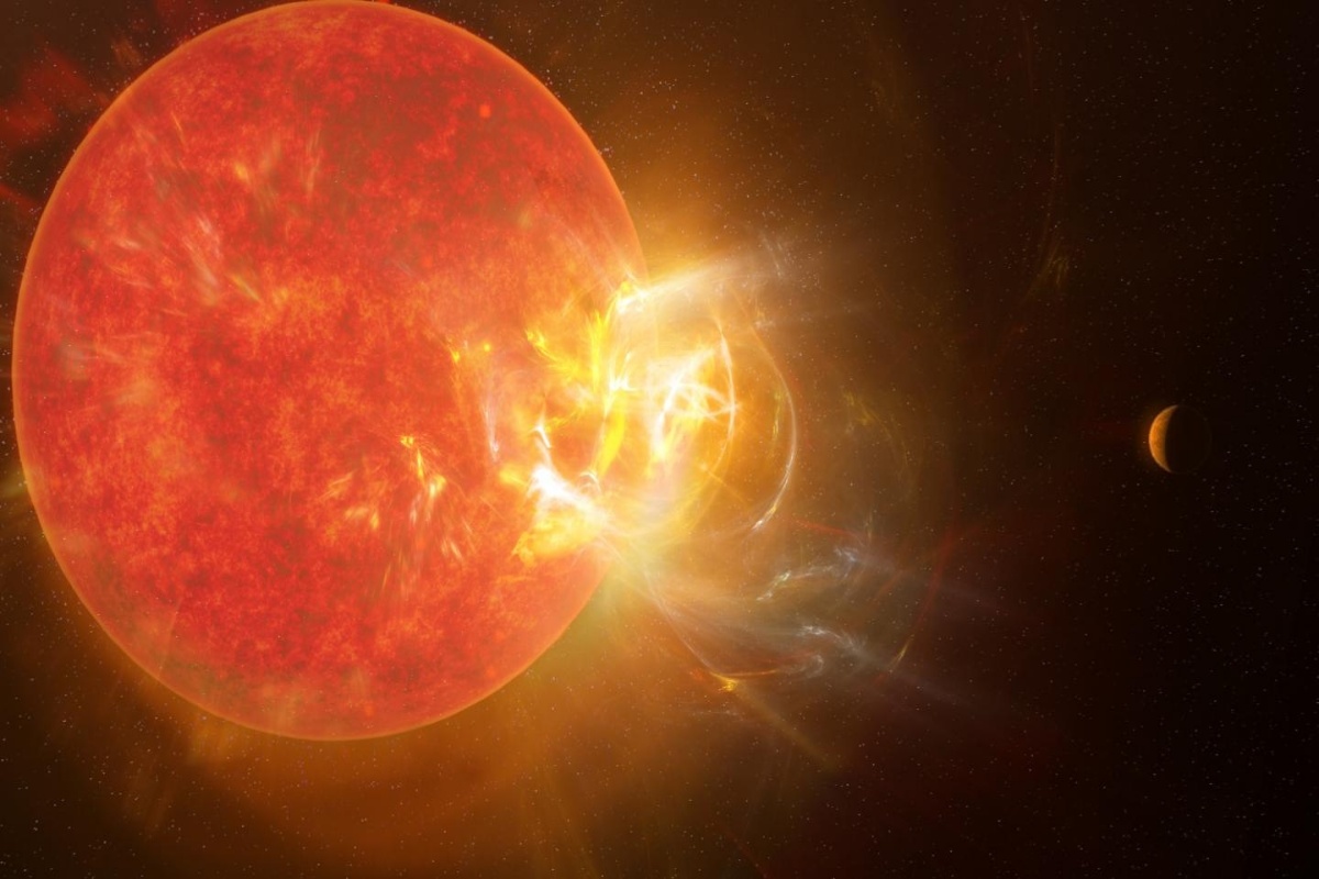 Record-breaking flare spotted on Sun’s nearest neighbour