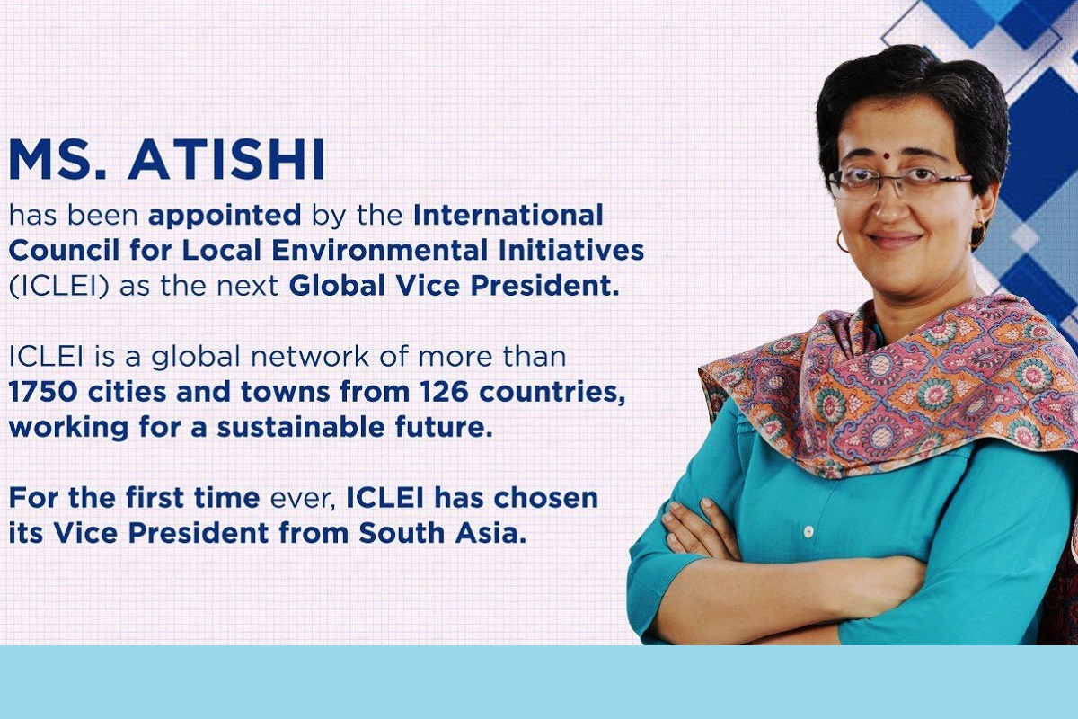 ICLEI elects Atishi as next Global Vice President; first from South Asia
