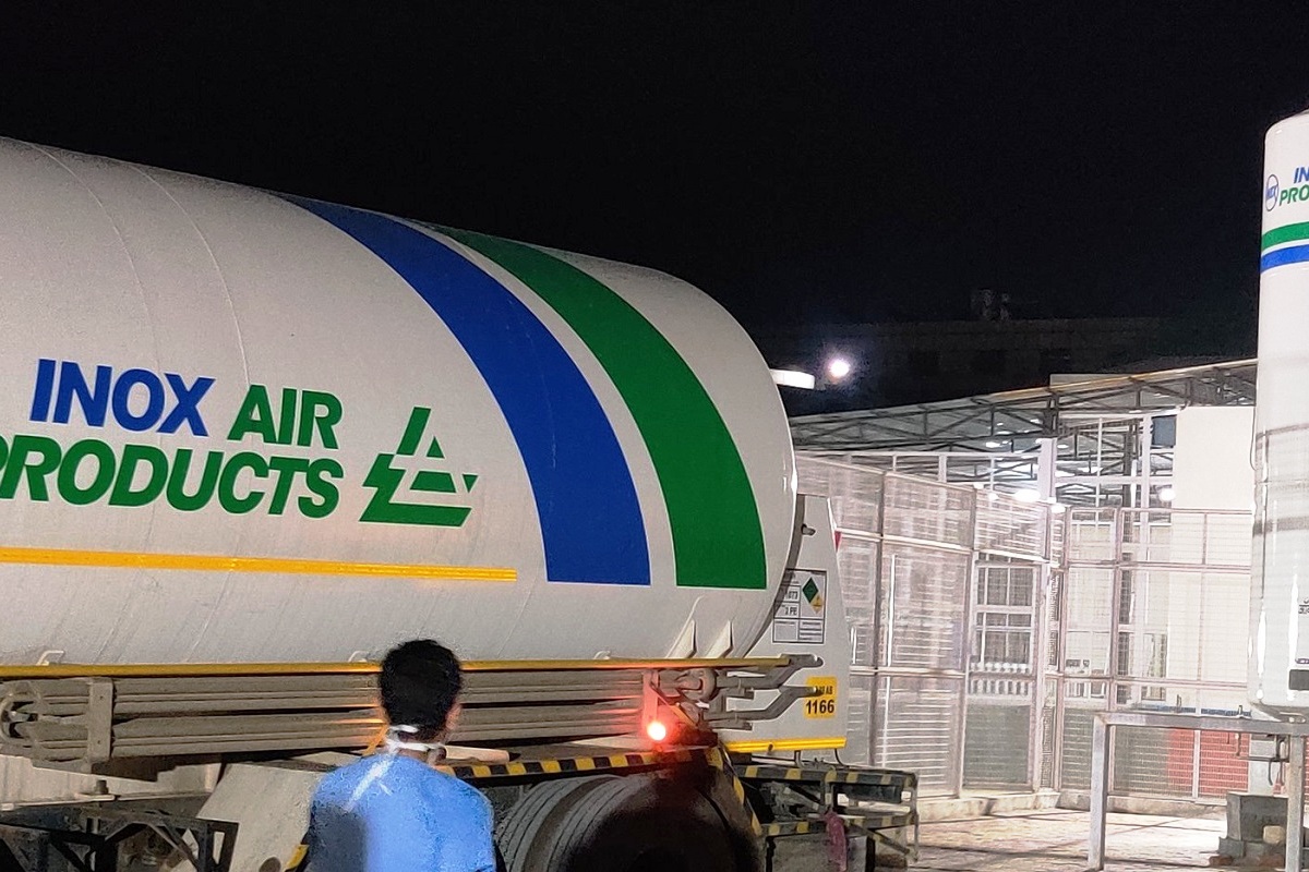 Oxygen tanker reaches GTB minutes before its supply gets over