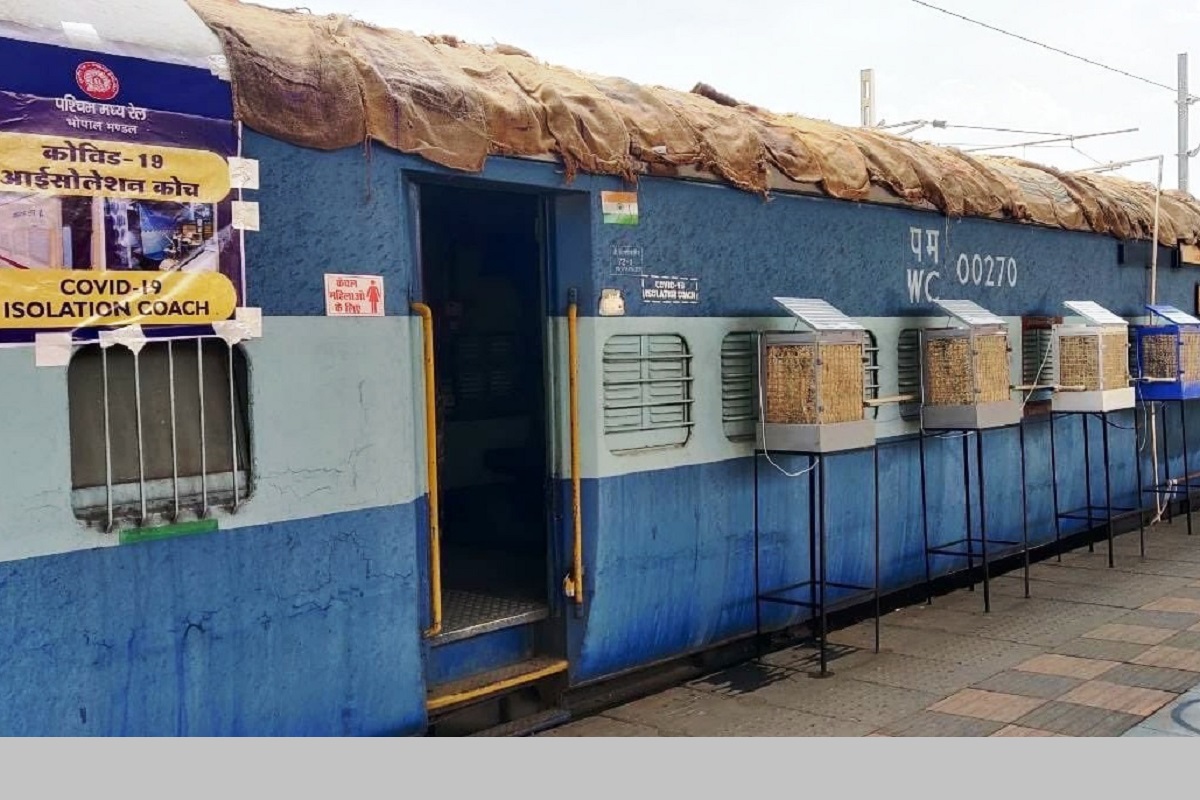 Railway deploys Covid care coaches in UP, MP, Maharashtra and Delhi