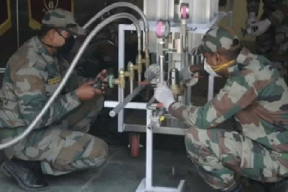 Indian Army engineers innovate solution for efficient conversion of liquid oxygen to low-pressure oxygen for COVID patients
