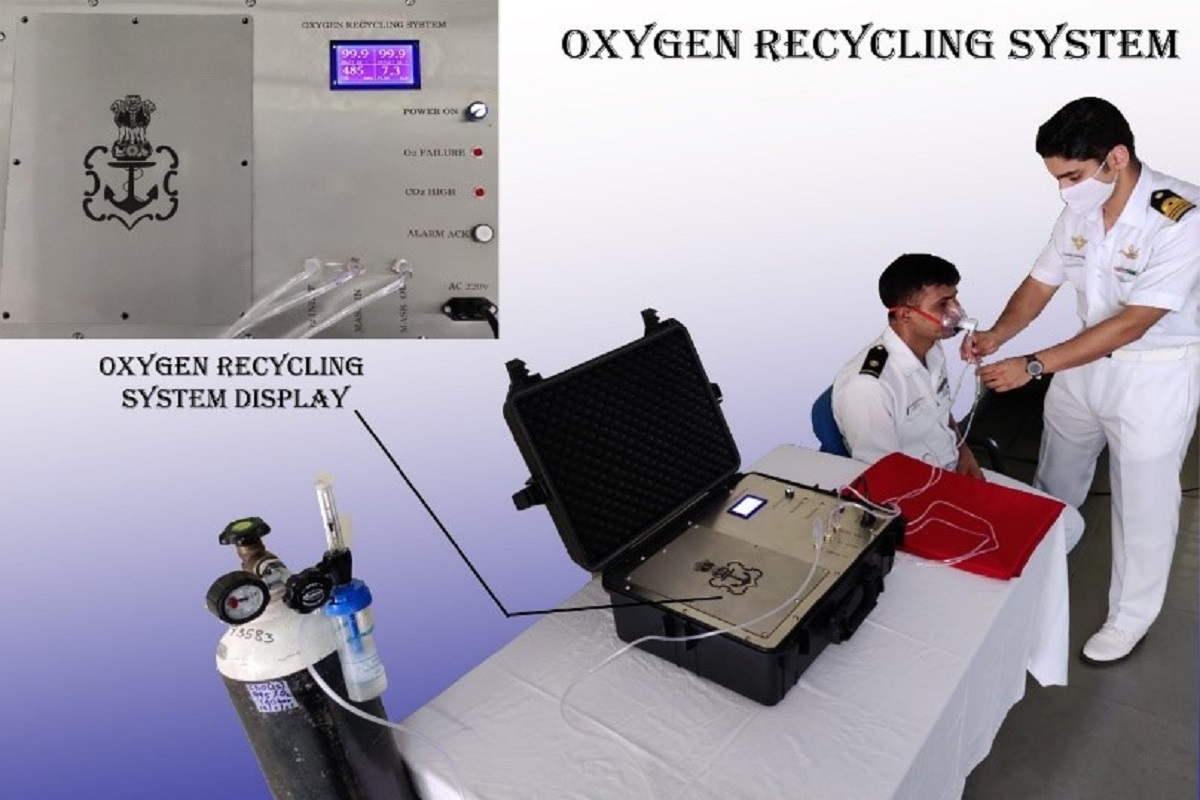 Indian Navy designs Oxygen Recycling System to mitigate current oxygen crisis