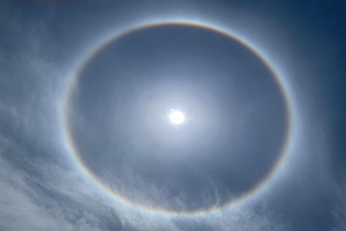 Bengaluru witnesses rare atmospheric phenomenon ‘Sun Halo’