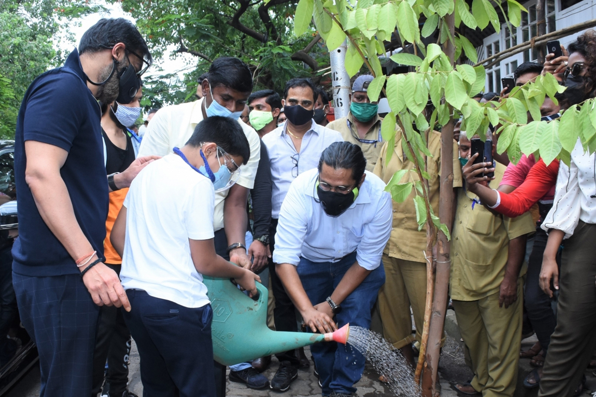 Ajay Devgn on planting trees: I can set example, all including kids should be involved