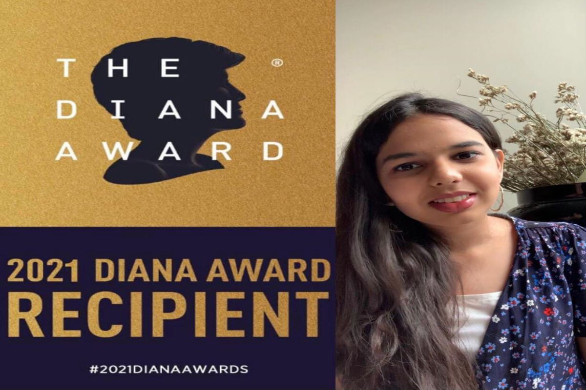 Young Delhi girl receives Diana award