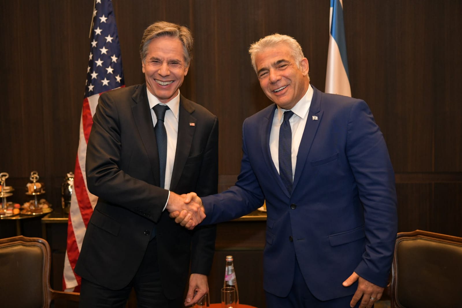 Blinken, Lapid meet in Rome amidst reset of US-Israel ties