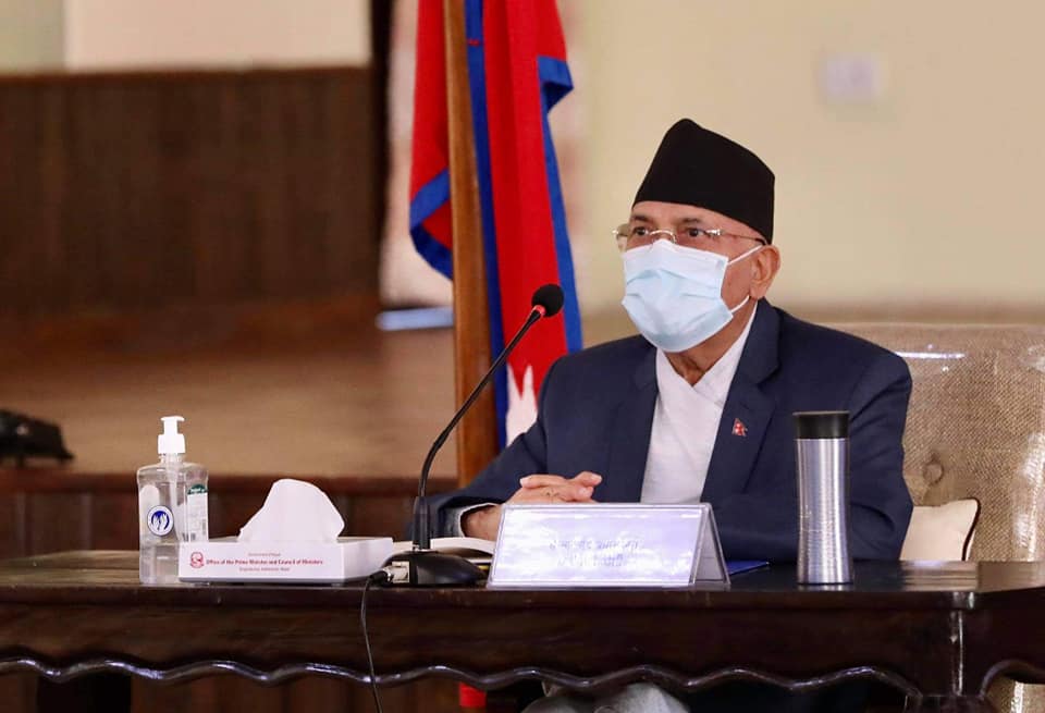 Nepal PM lays foundation stone for 1st oxygen plant