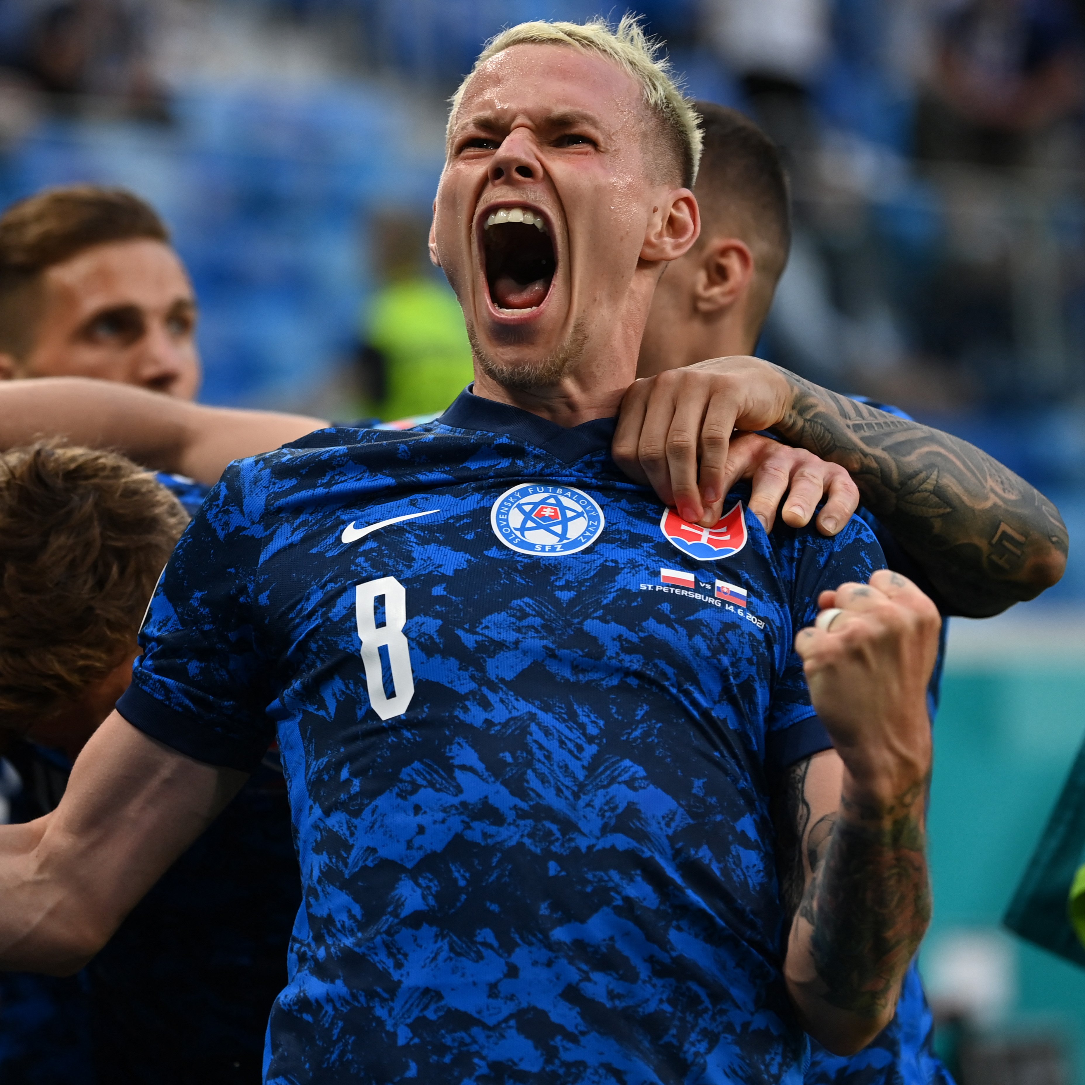 Slovakia upset Poland 2-1 in Euro 2020