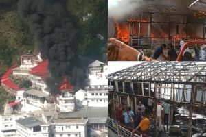 Massive fire at Vaishnodevi shrine destroys cash counting hall