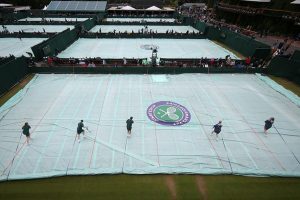 Rain delays opening round matches at Wimbledon
