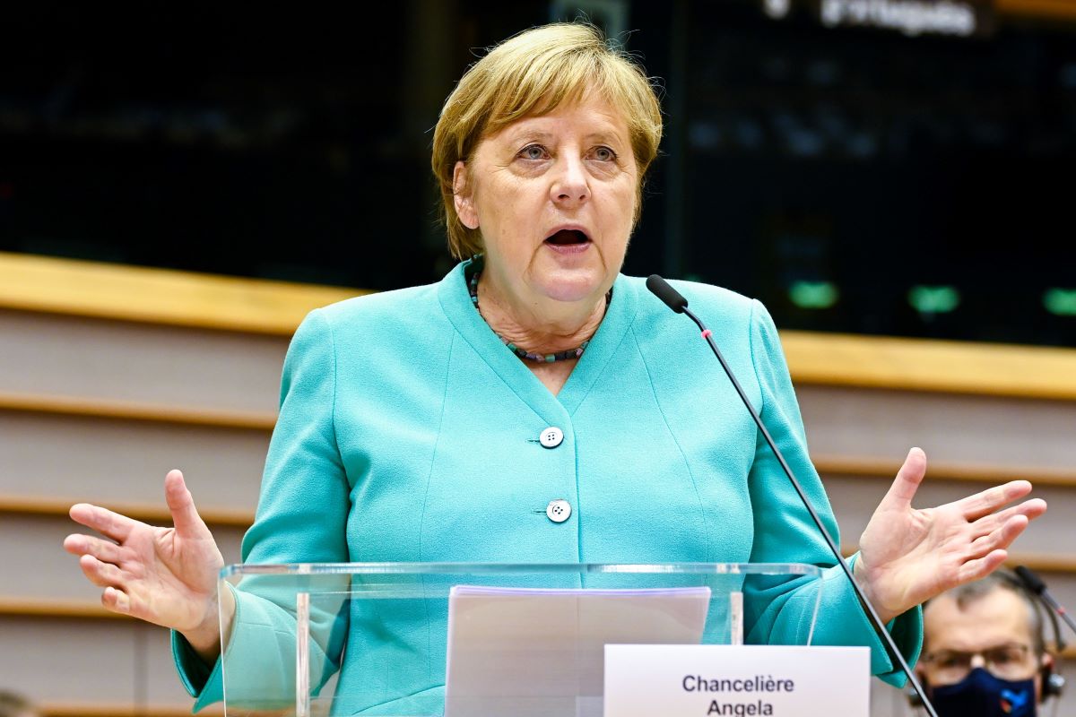 German Chancellor Merkel defends patent protection for Covid vaccine