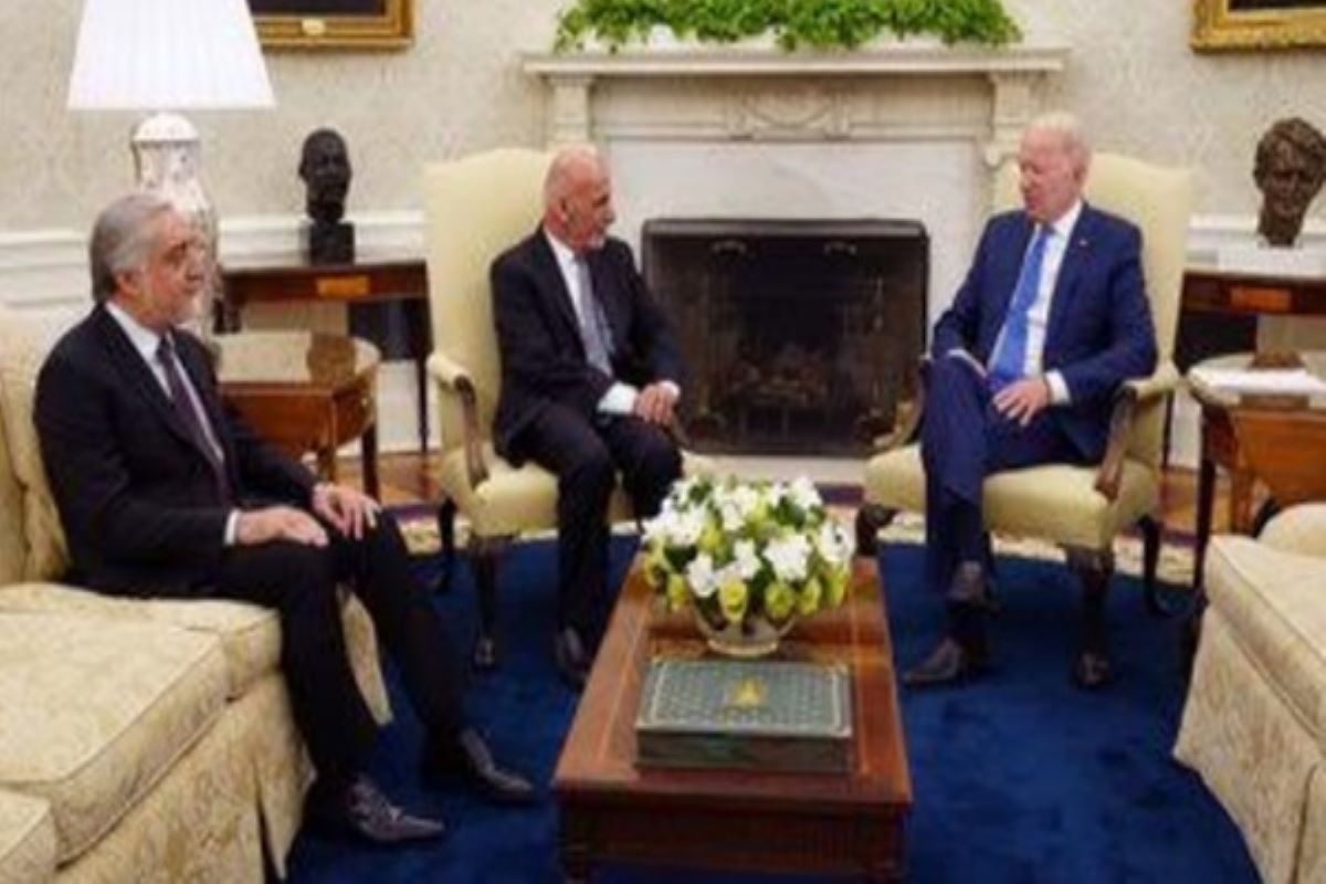 Biden meets Afghan leaders at WH amid security worries