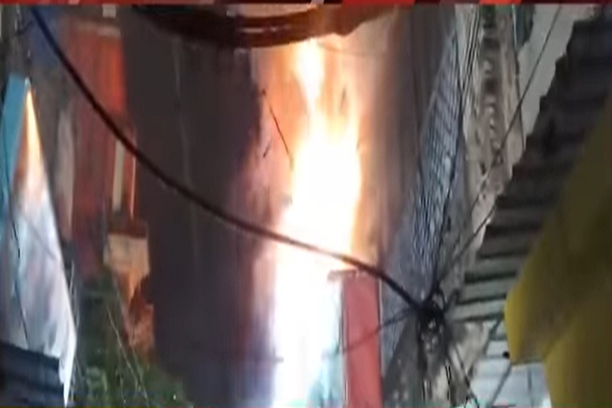 Fire in Barabazar did not come under control even after two & half hr