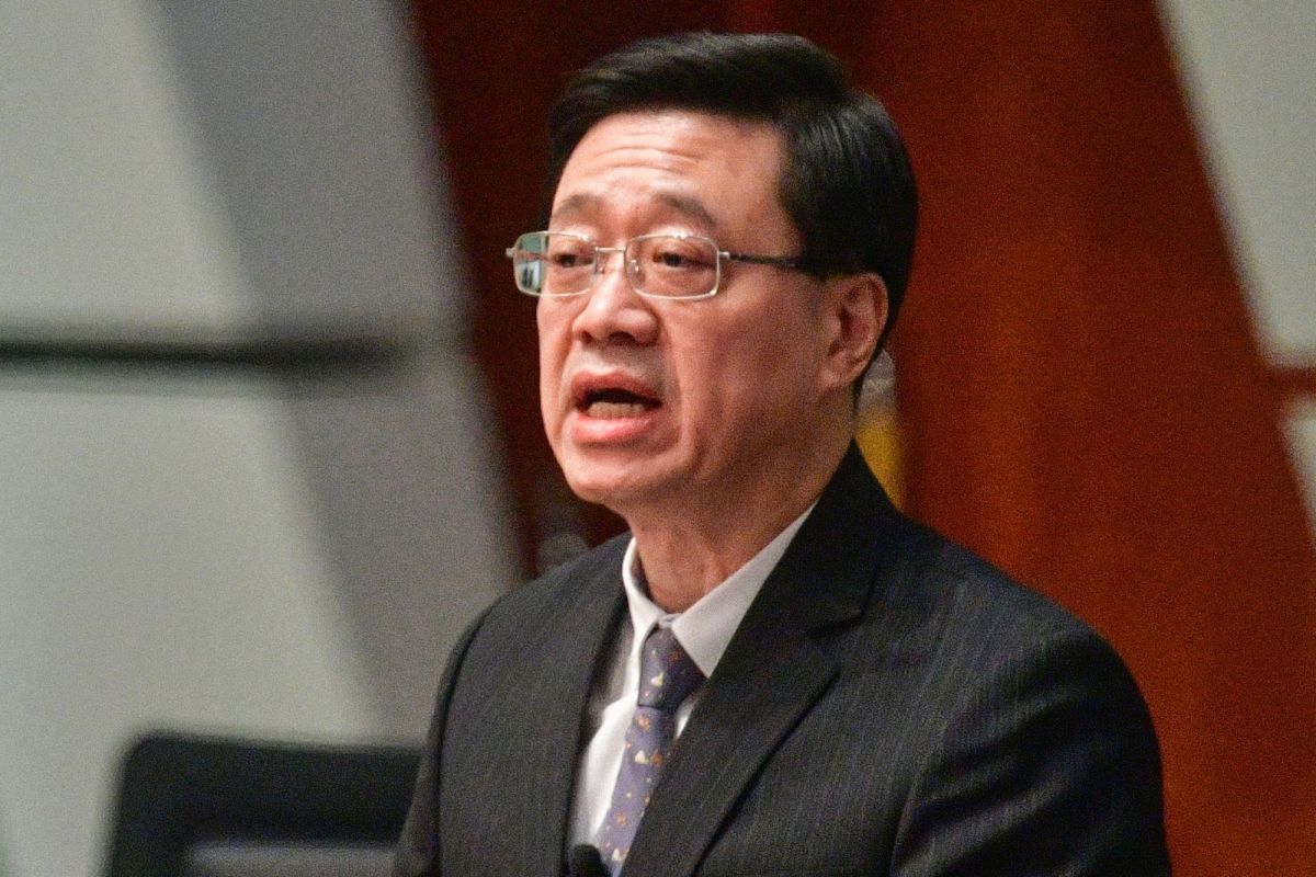 China promotes security chief to No.2 spot in Hong Kong