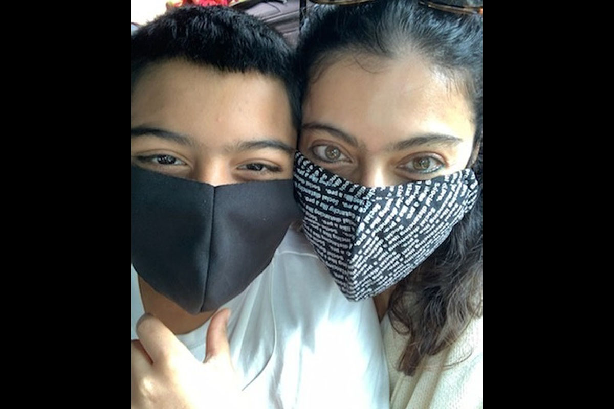 Kajol shares glimpse of ‘the masked bandits’