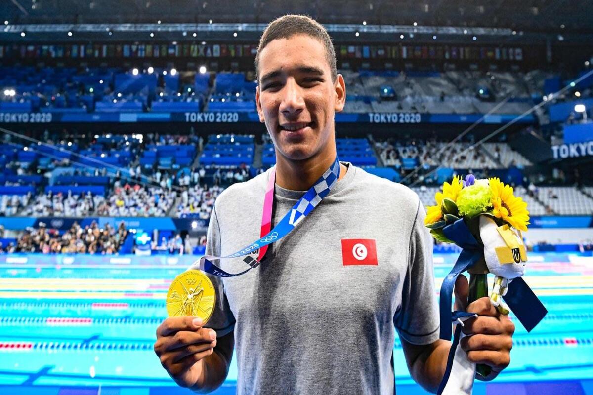 Ahmed Hafnaoui won Tunisia’s first gold at the Tokyo Olympic