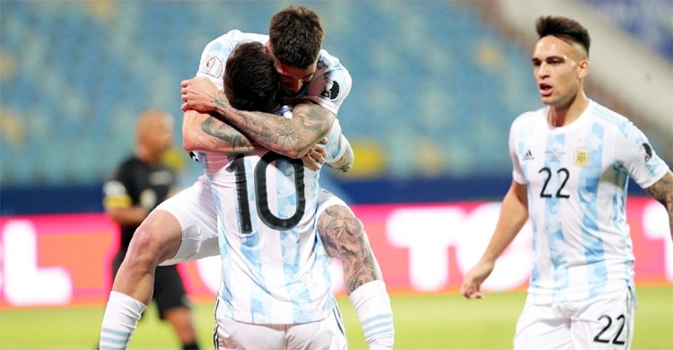 Argentina beats Ecuador at Copa