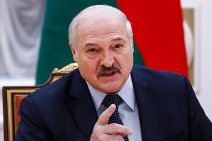 Belarus closes border to Ukraine over coup claim