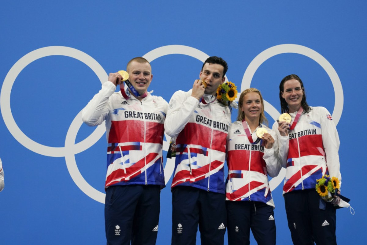 Britain wins mixed 4x100m medley relay at Olympics