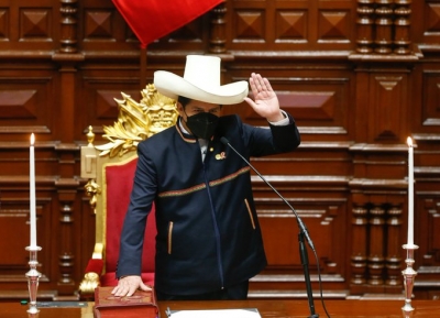 Pedro Castillo sworn in as Peru’s new President