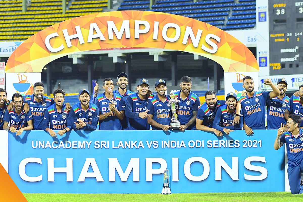 India won the series 2-1, but defeated by Sri Lanka in 3rd ODI