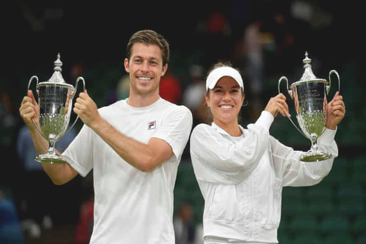 Krawczyk, Skupski win mixed doubles at Wimbledon